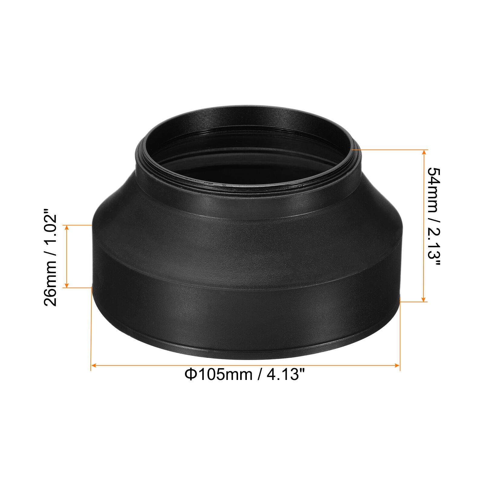 1.02" / 26mm  
54mm / 2.13"  
105mm / 4.13"