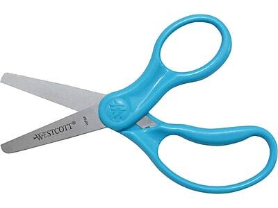 Alt View 2. Westcott - School 5" Stainless Steel Kid's Scissors, Blunt Tip Colors, 6/Pack - Assorted.