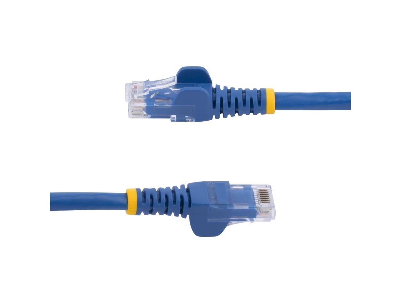 Alt View 2. StarTech.com - StarTech.com 1 ft CAT6 Ethernet Cable - 10 Pack - Blue - Snagless RJ45 - 24 AWG - UTP (N6PATCH1BL10PK).