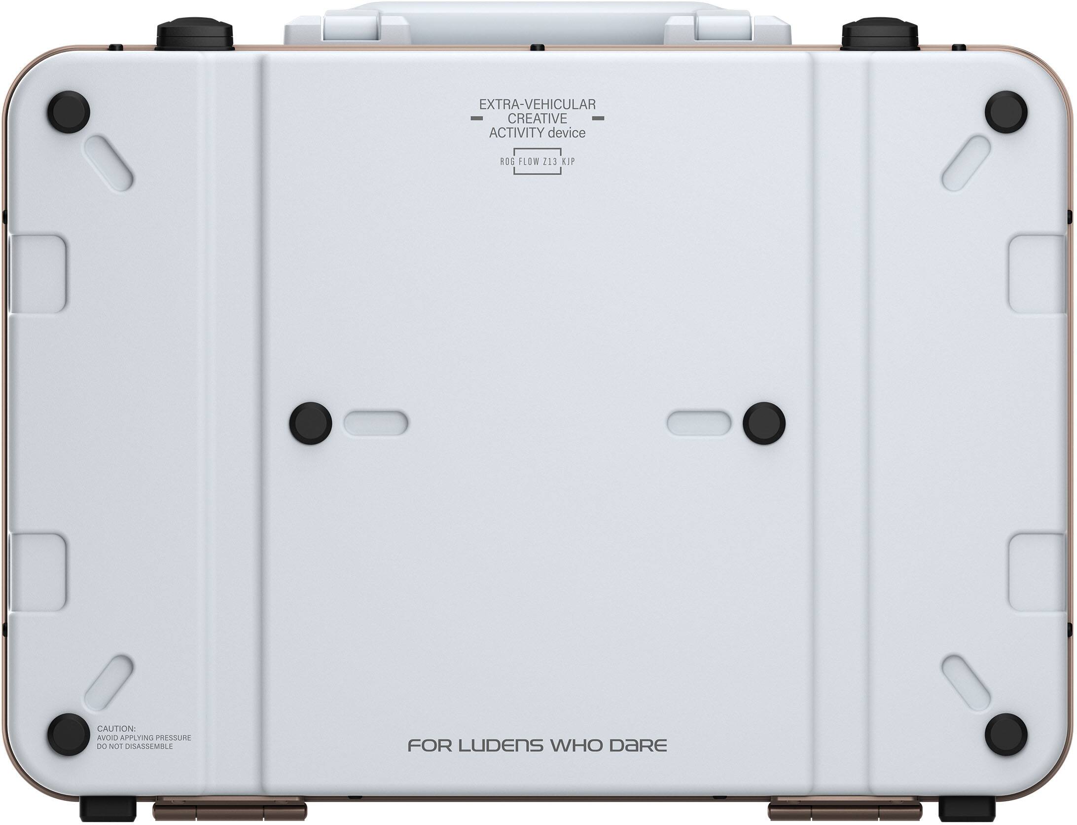 EXTRA-VEHICULAR CREATIVE ACTIVITY device  
ROG FLOW Z13 KIP  

CAUTION:  
AVOID APPLYING PRESSURE  
DO NOT DISASSEMBLE  

FOR LUDENS WHO DARE