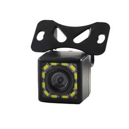 Cluzine - 12 LED HD Car Backup Camera, 170° Wide Angle, IP68 Waterproof, Night Vision, Reverse Parking Assist