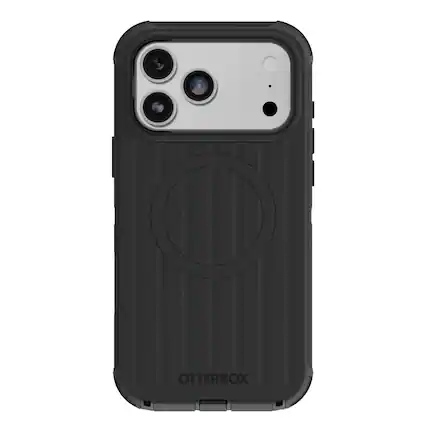 Front. OtterBox - Defender Series Pro Hard Shell for Apple iPhone 18 Pro Max and Apple iPhone 17 Pro Max - Black.