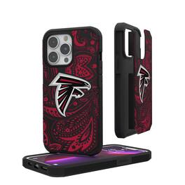 Keyscaper - NFL - Atlanta Falcons iPhone Rugged Paisley Design Case - 13 Pro - Multicolor
