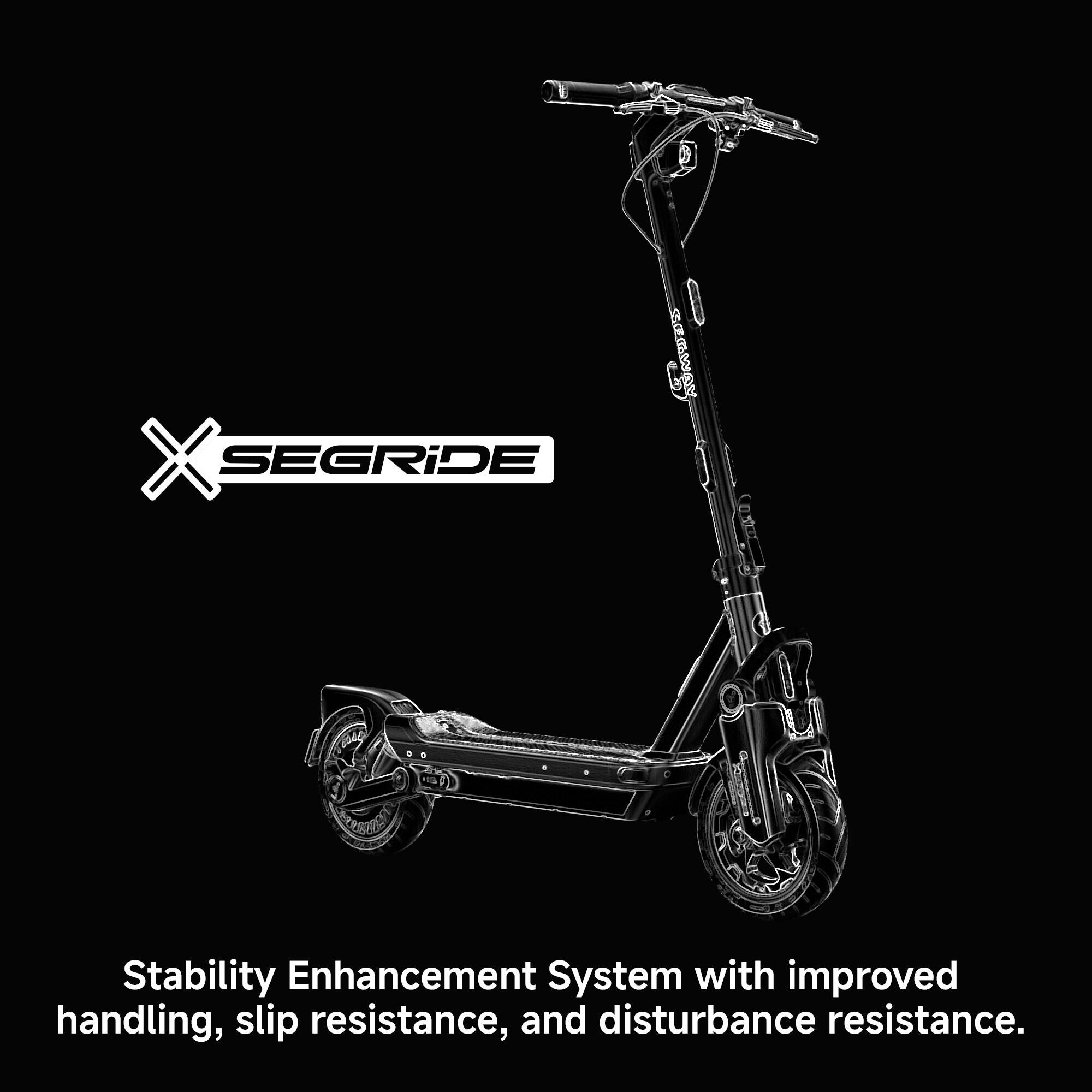 SEGRIDE

Stability Enhancement System with improved handling, slip resistance, and disturbance resistance.