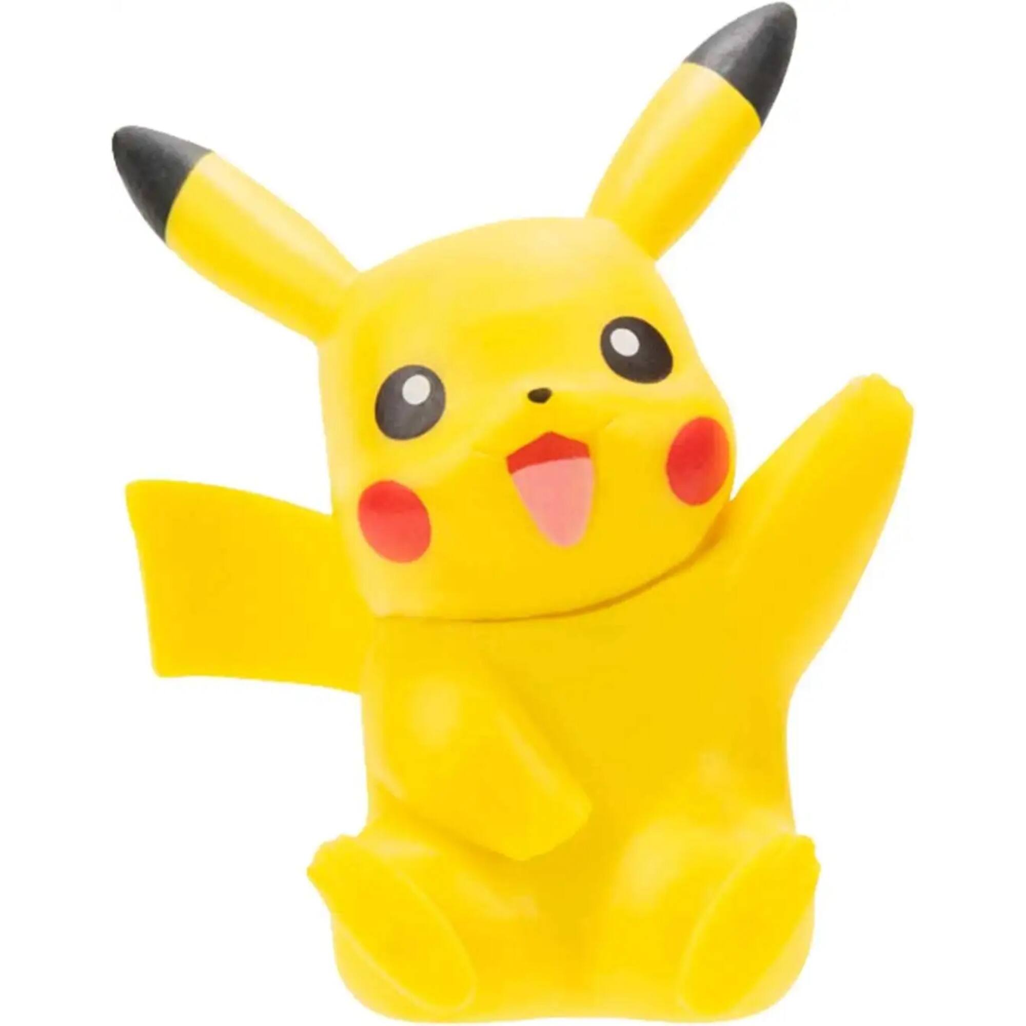 Alt View 2. Pokémon - Pokémon Battle Figure Pikachu 3 Inch Mini Figure 8 Pack - Yellow.
