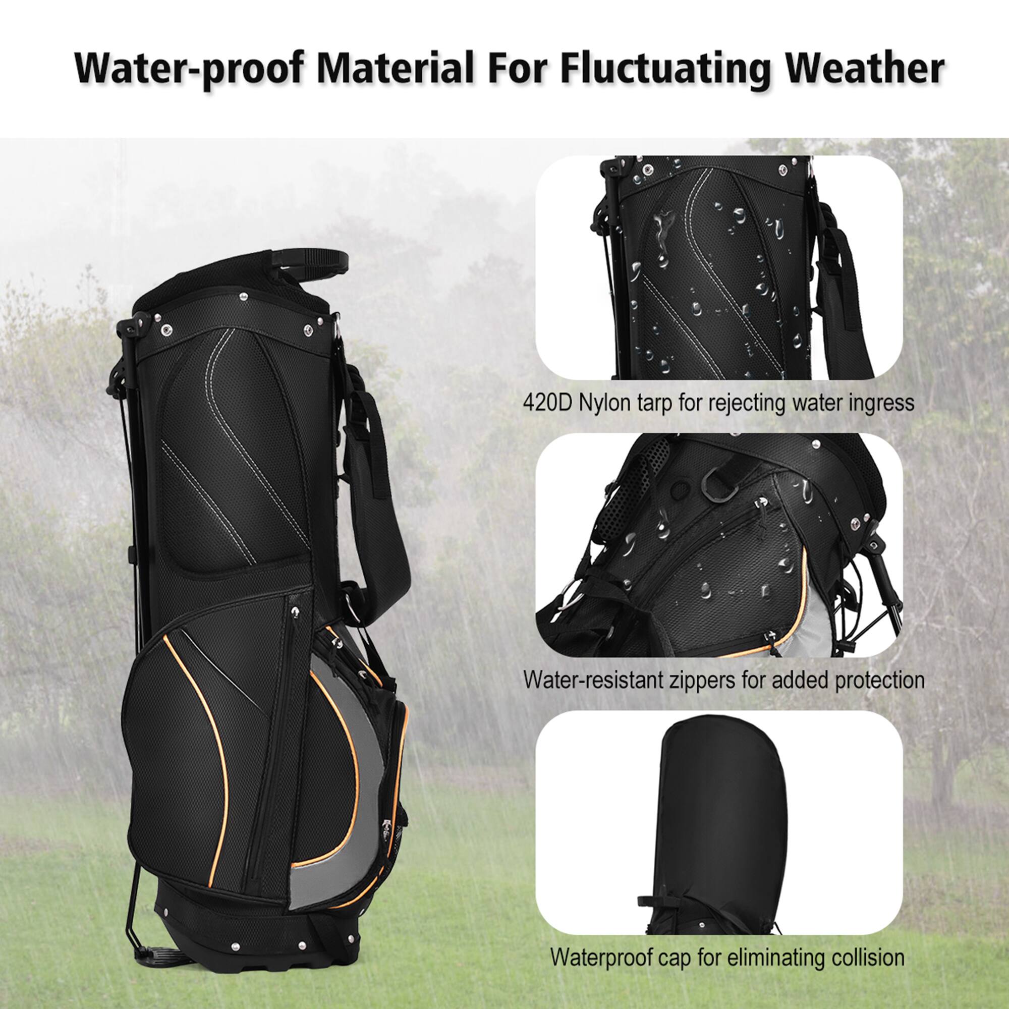 Water-proof Material For Fluctuating Weather

- 420D Nylon tarp for rejecting water ingress
- Water-resistant zippers for added protection
- Waterproof cap for eliminating collision