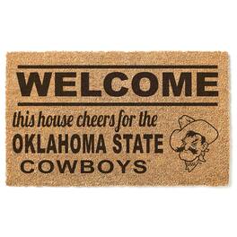 Jardine - Oklahoma State Cowboys 18" x 30" Welcome Doormat - Brown