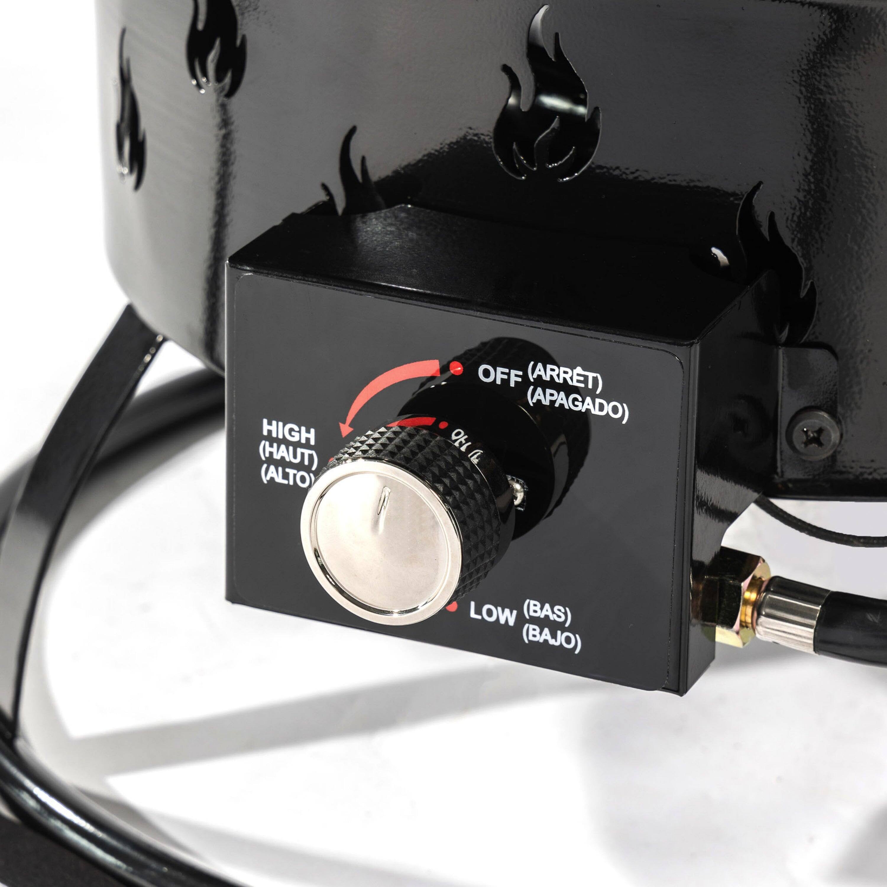 HIGH (HAUT) (ALTO)  
OFF (ARRET) (APAGADO)  
LOW (BAS) (BAJO)