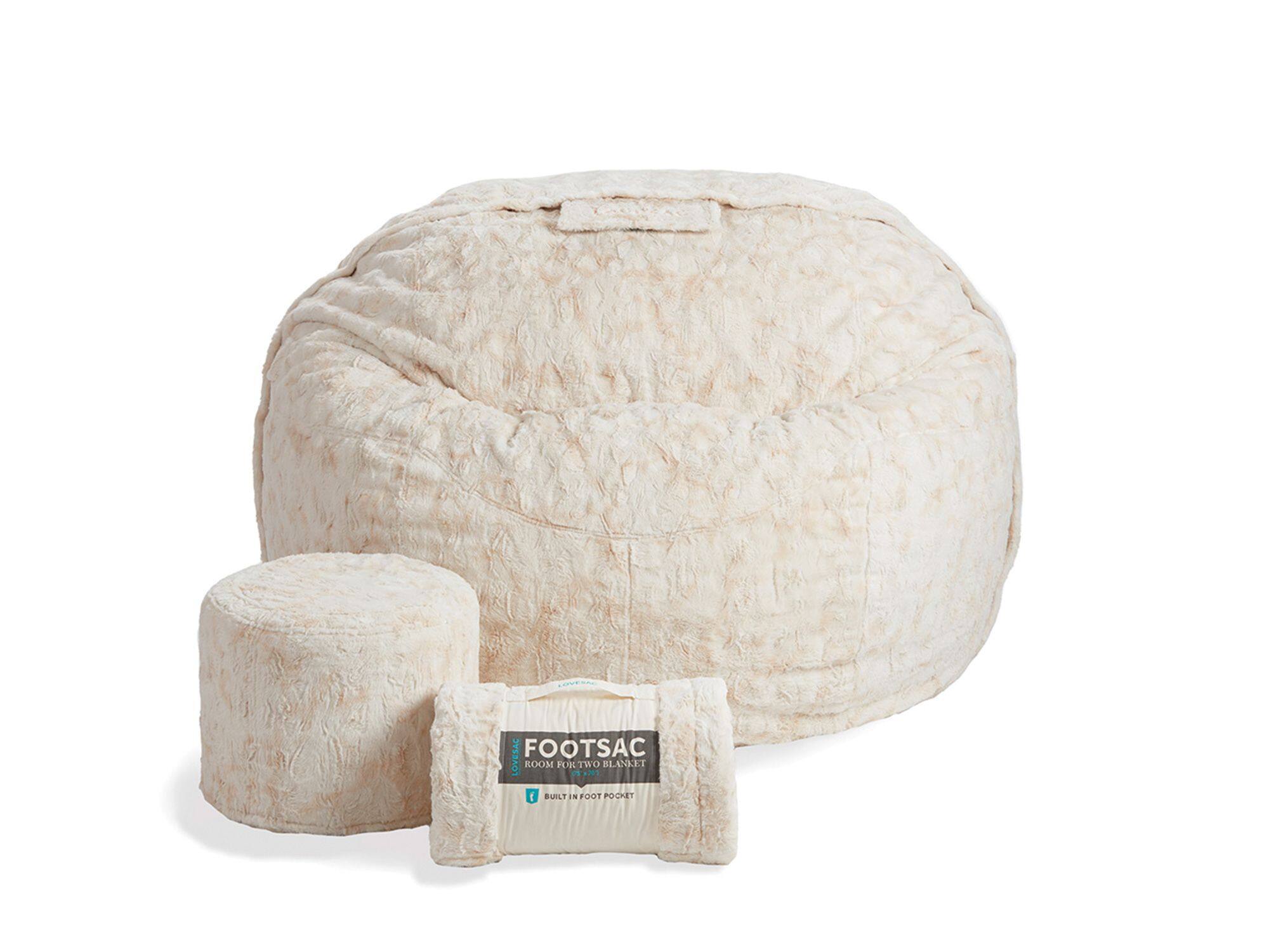 Lovesac - Supersac Bundle - Moonstone Phur - Front_Zoom