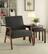 Alt View 12. OSP Home Furnishings - Davis Mid-Century Fabric Armchair - Klein Charcoal.