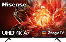 Hisense - 43" Class A7 Series LED 4K UHD HDR WCG Smart Google TV (2024)
