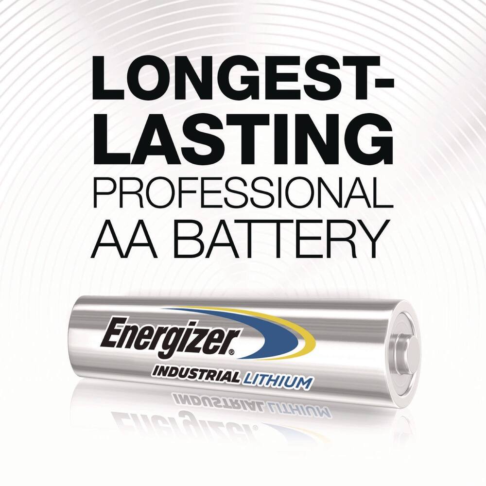 LONGEST-LASTING PROFESSIONAL AA BATTERY  
Energizer  
INDUSTRIAL LITHIUM