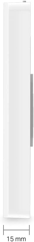 Alt View 1. TP-Link - EAP615-Wall Omada Business Wi-Fi 6 AX1800 in-Wall Wireless Gigabit Access Point Support ODFDMA MU-MIMO - White.