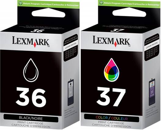 Return Program Cartridge/Cartouche à Retourner
LEXMARK
LEXMARK
36
BLACK/NOIRE
PRINT CARTRIDGE
CARTOUCHE D'IMPRESSION
37
COLOR / COULEUR
PRINT CARTRIDGE
CARTOUCHE D'IMPRESSION