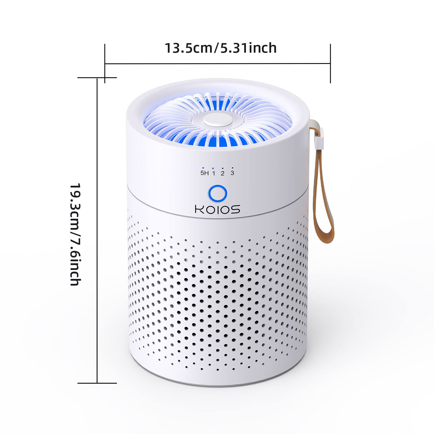 13.5cm/5.31inch  
19.3cm/7.6inch  
5H 1 2 3  
KOIOS