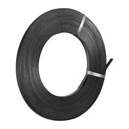 VEVOR - Steel Strapping Coil, 3/4 in x 0.02 in x 1640 ft, Metal Strapping Banding Roll Withstands Harsh Environment - Black