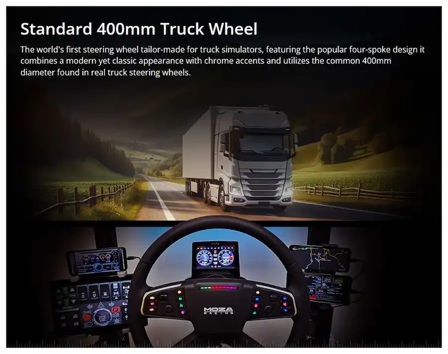 Moza Racing Truck Simulator Sim Racing Bundle for Windows (Pedals ...