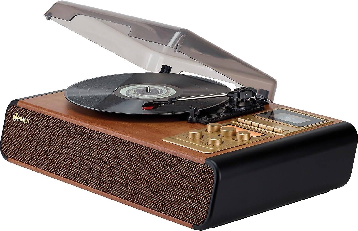 Jensen JTA385 3 Speed Belt Drive Turntable with Pitch Control