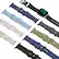 Alt View 12. Best Buy essentials™ - Silicone Band for Apple Watch 38mm, 40mm, 41mm and 42mm (3-Pack) - Navy Blue, Pink and Black.