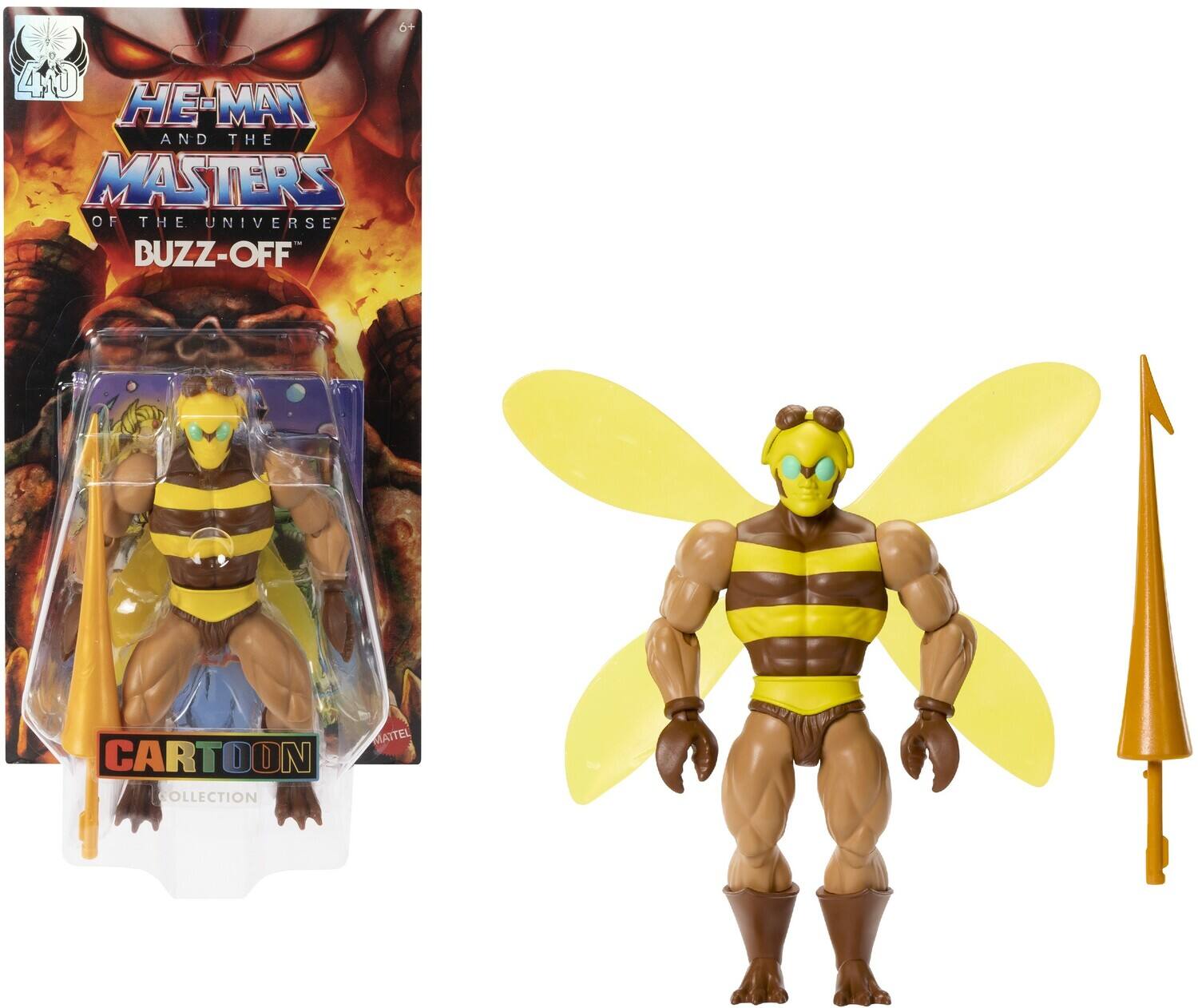 Mattel Collectible - Masters of the Universe Origins Cartoon Buzz-Off (He-Man, MOTU) - Collectibles