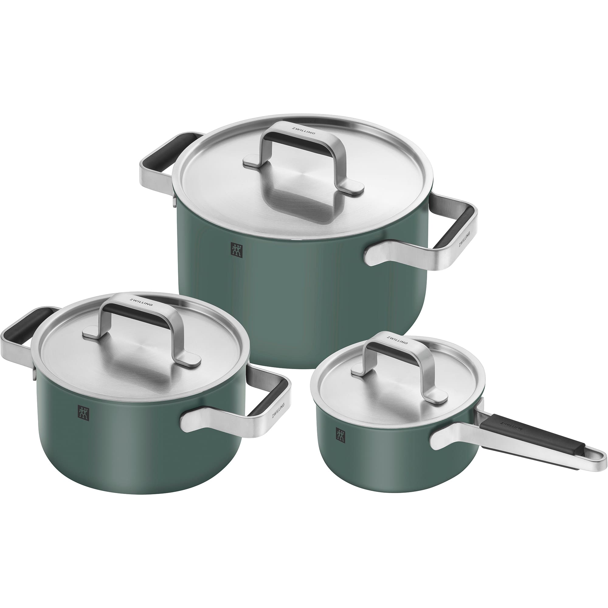 ZWILLING - Pure 6-pc Stainless Steel Cookware Set - Green