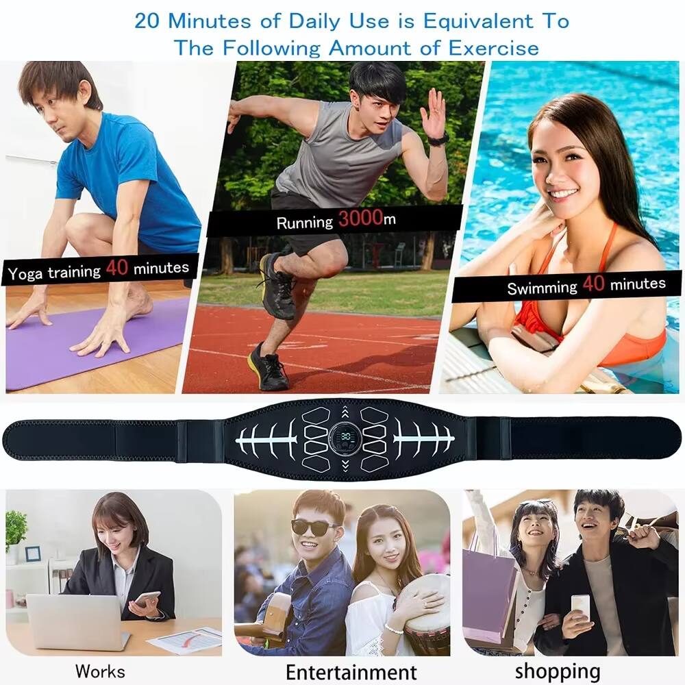 20 Minutes of Daily Use is Equivalent To The Following Amount of Exercise

- Yoga training 40 minutes
- Running 3000m
- Swimming 40 minutes

Works
Entertainment
Shopping