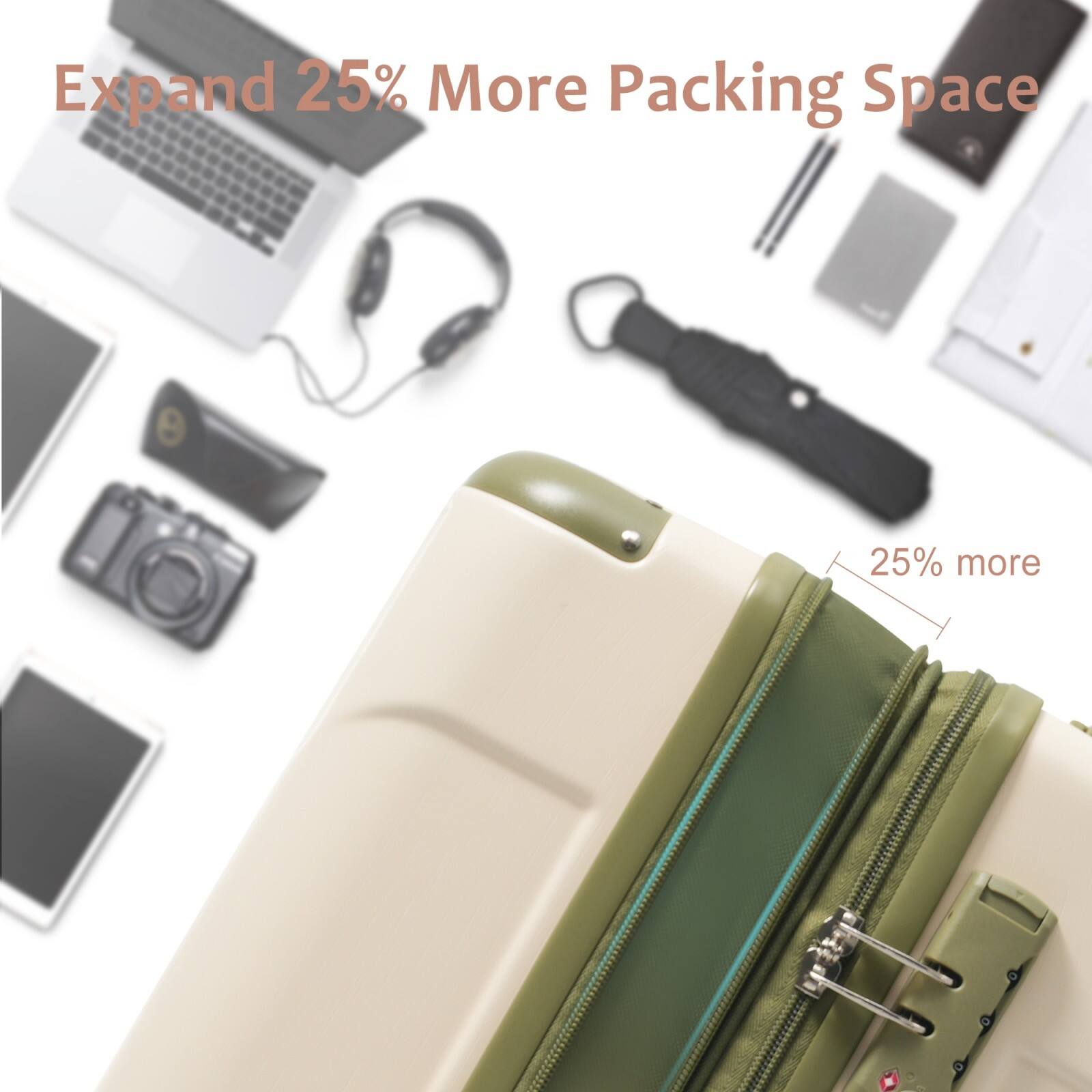 Expand 25% More Packing Space

25% more