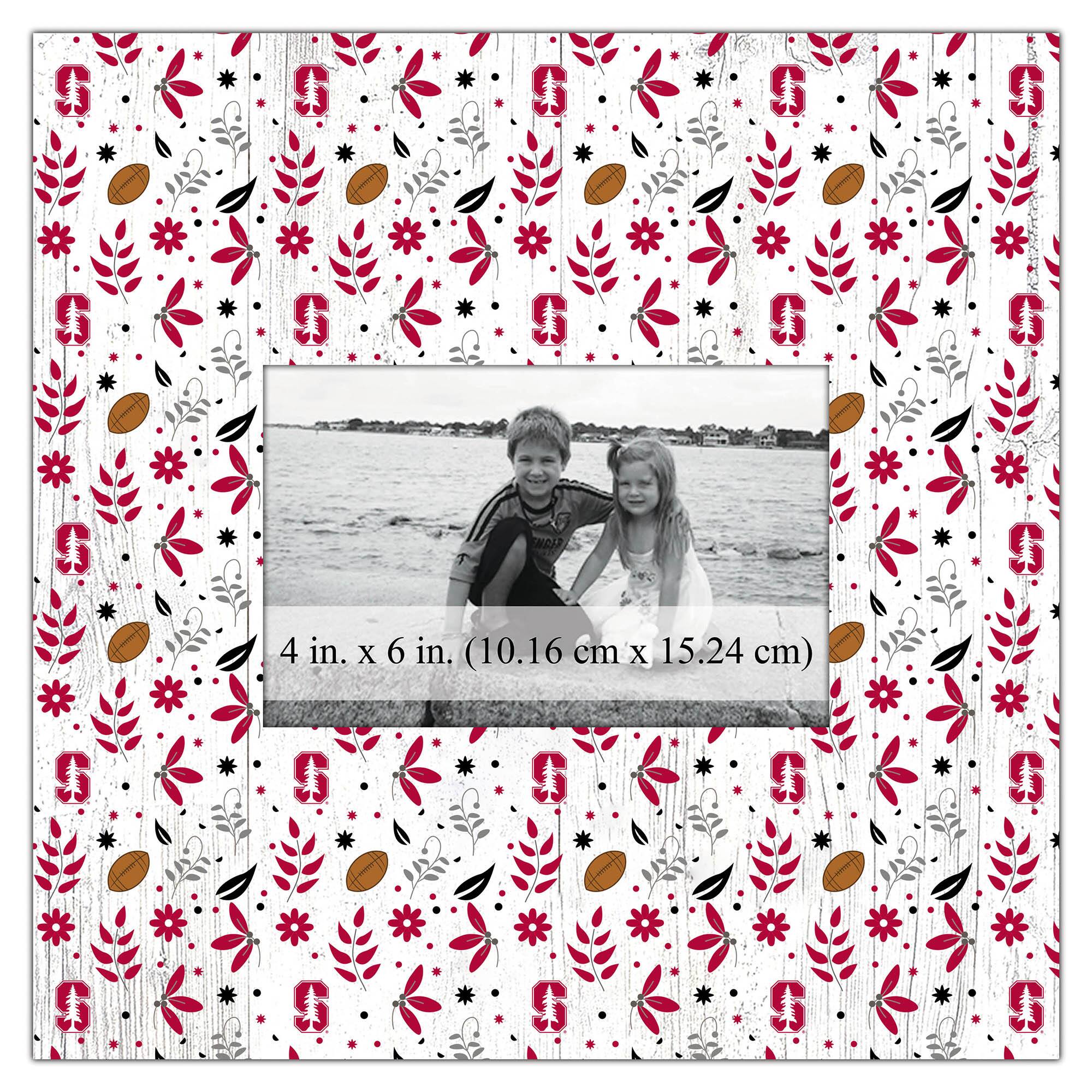 Stanford Cardinal 10'' x 10'' Floral Pattern Frame