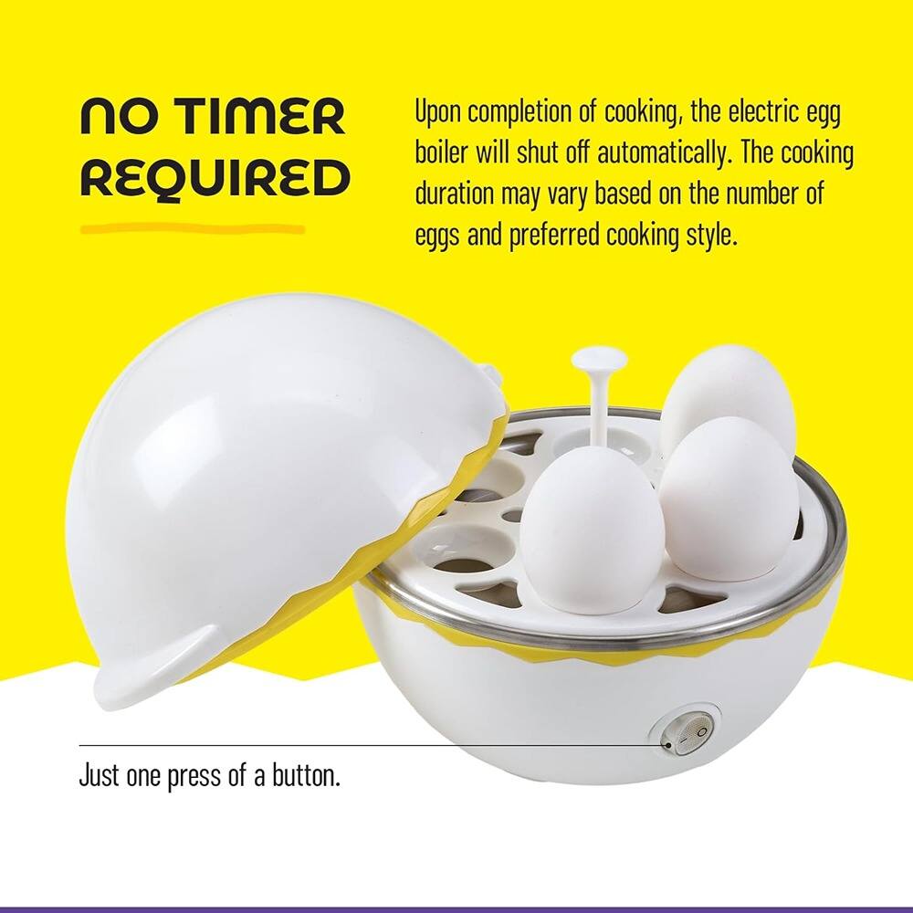 ACJPR Electric Egg Boiler, Fun Shape – Adjustable Firmness, Easy Clean ...