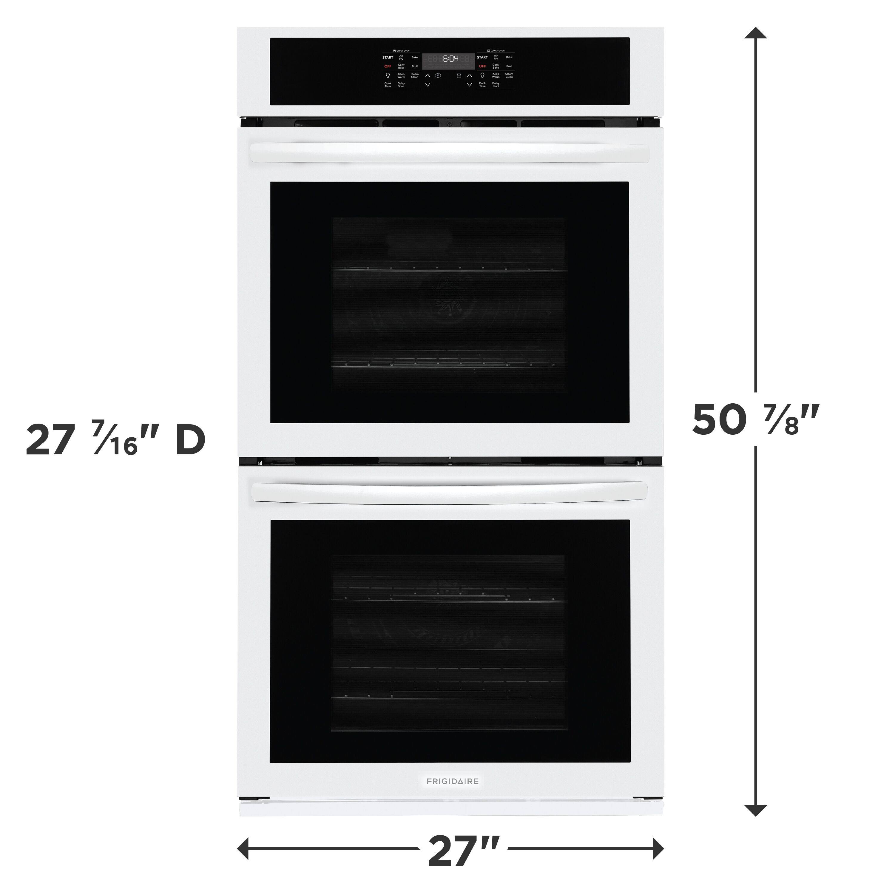 - B0
- V = DA
- 2 = 27 7/16" D
- 50 7/8" FRIGIDAIRE 27"