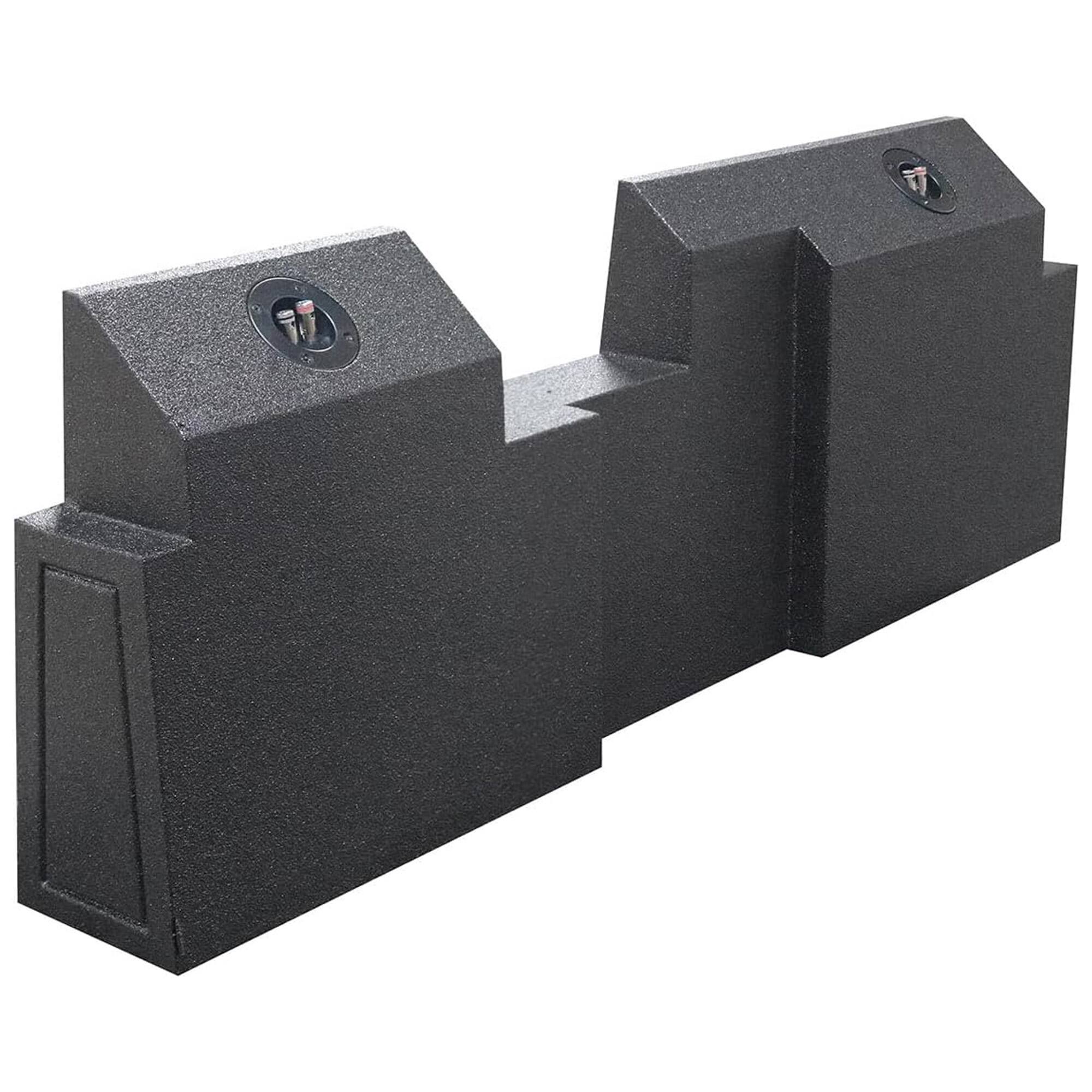 Alt View 3. QPower - QPower Dual 10" Subwoofer Enclosure for Jeep Gladiator (All Years) 2019-2026 - BED LINER BLACK.