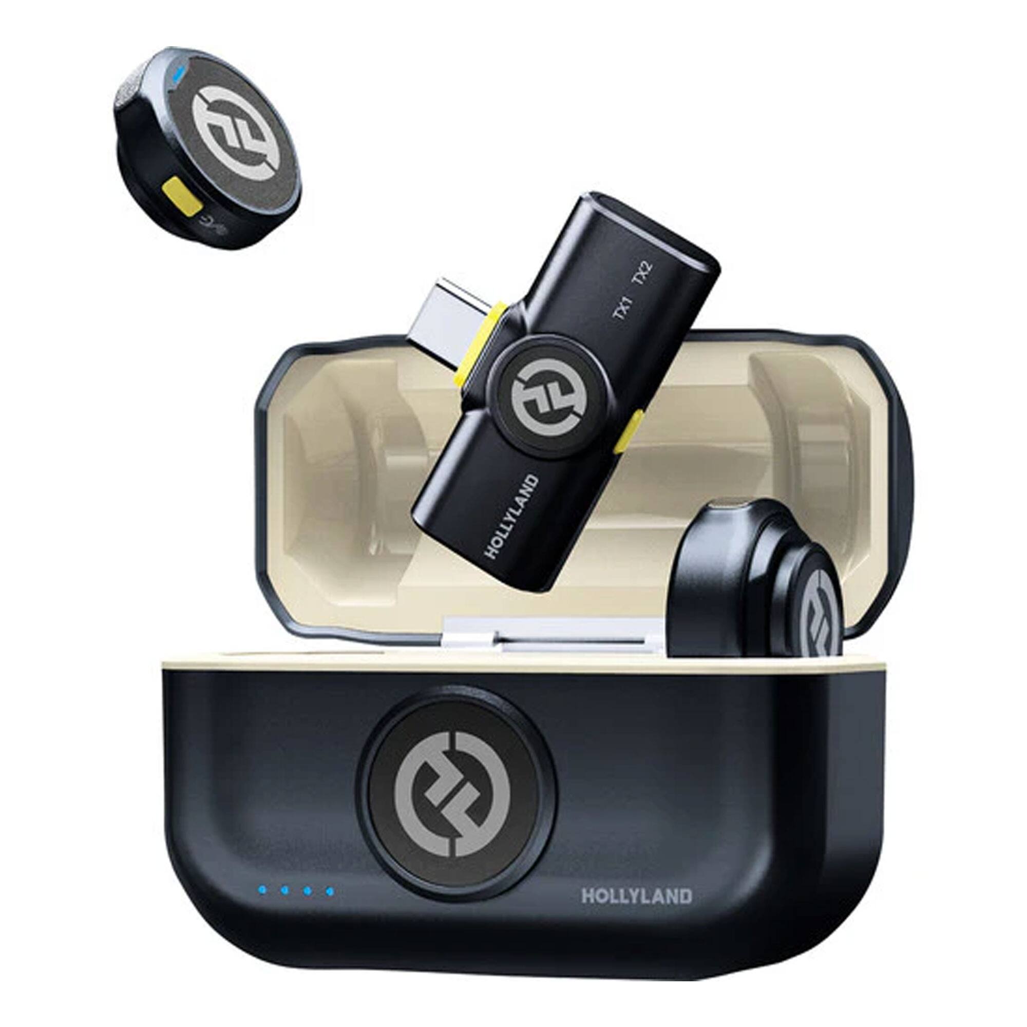 HOLLYLAND LARK M2 Wireless Lavalier Mic System with USB C Content