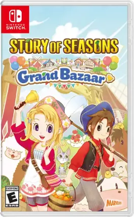 Nintendo Switch. Story of Seasons: Grand Bazaar. E for Everyone. ESRB rating. - E (Everyone)