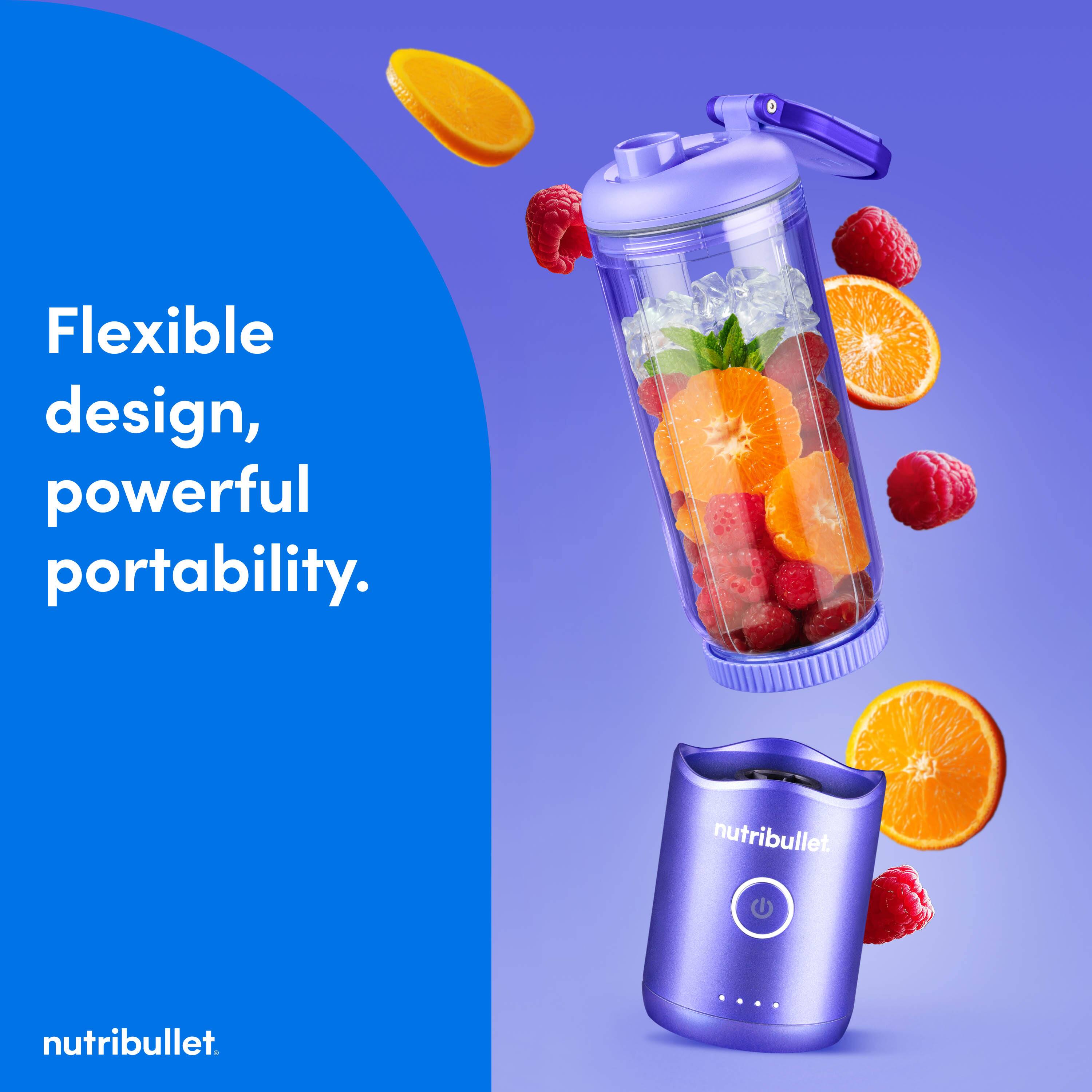 Flexible design, powerful portability.  
nutribullet.
