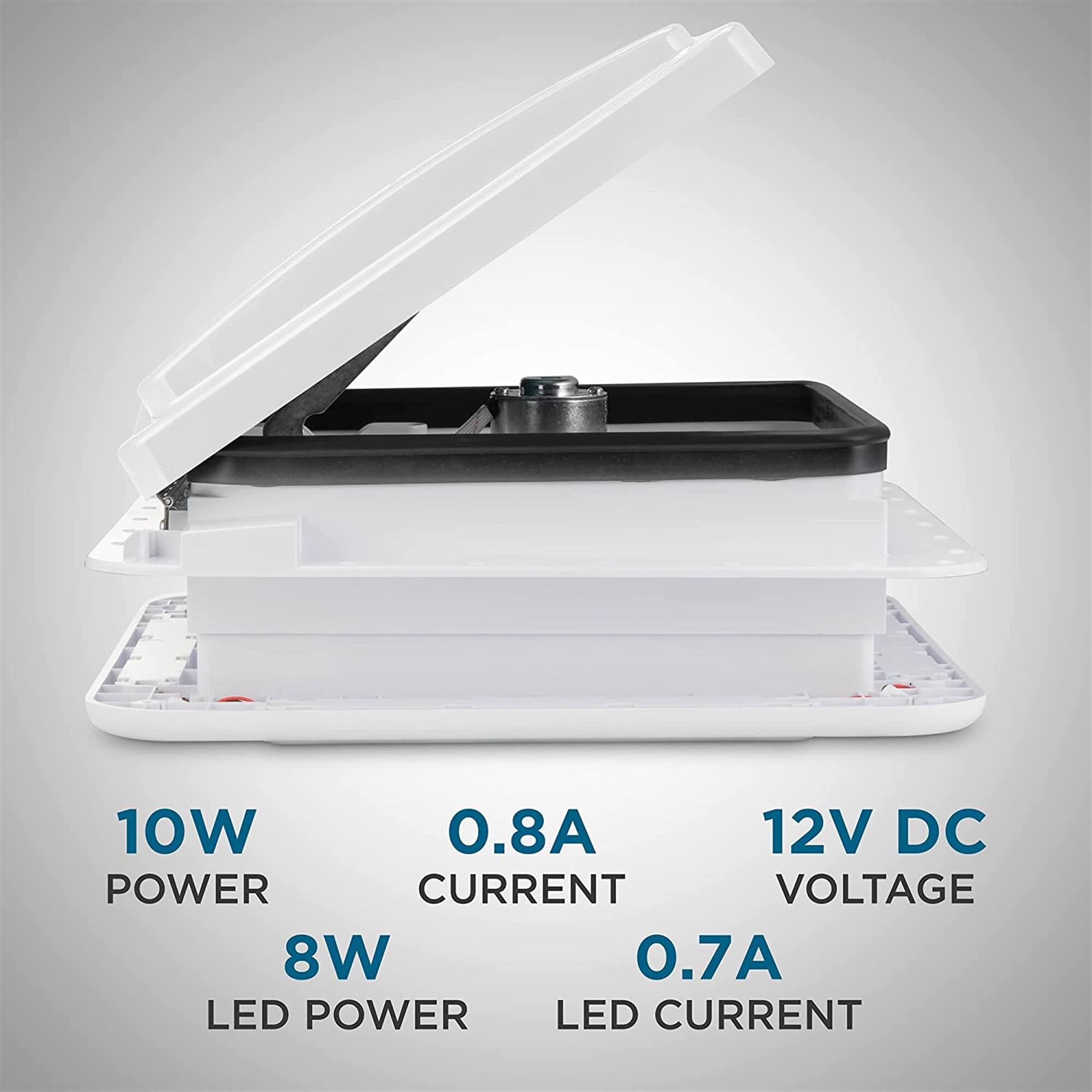 10W POWER
0.8A CURRENT
12V DC VOLTAGE
8W LED POWER
0.7A LED CURRENT