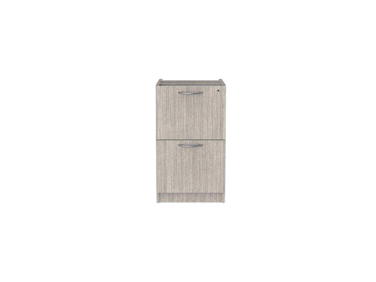 Alt View 2. Alera - Alera Valencia Full Pedestal File Drawers 2 Legal/Letter-Size 15.63" x 20.5" x 28.5" Gray VA542822GY.