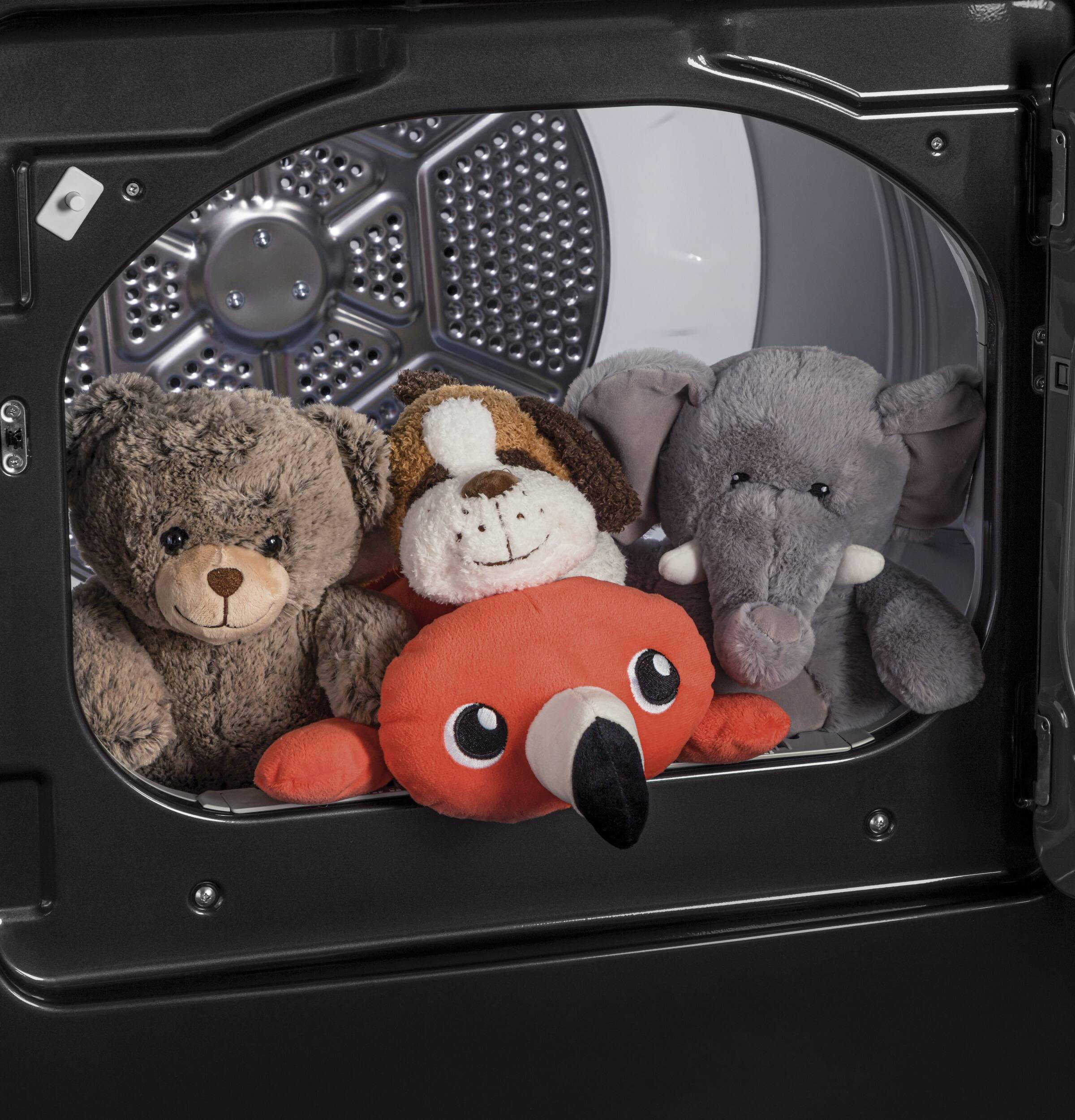 Alt View 13. GE - 7.4 Cu. Ft. 12-Cycle Electric Dryer with HE Sensor Dry.