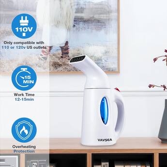 handheld dress steamer for Clothes 1200w, Loheer Portable Clothes Steamer for Home, Travel, 320ml Water Tank, Women's, Size: Large, Black Its corded design ensures that you always have power when you need it If You Hate Ironing, Try
