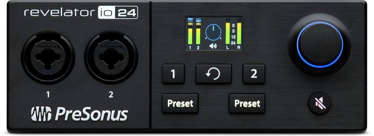 Front. PreSonus - Revelator io24 - Black.