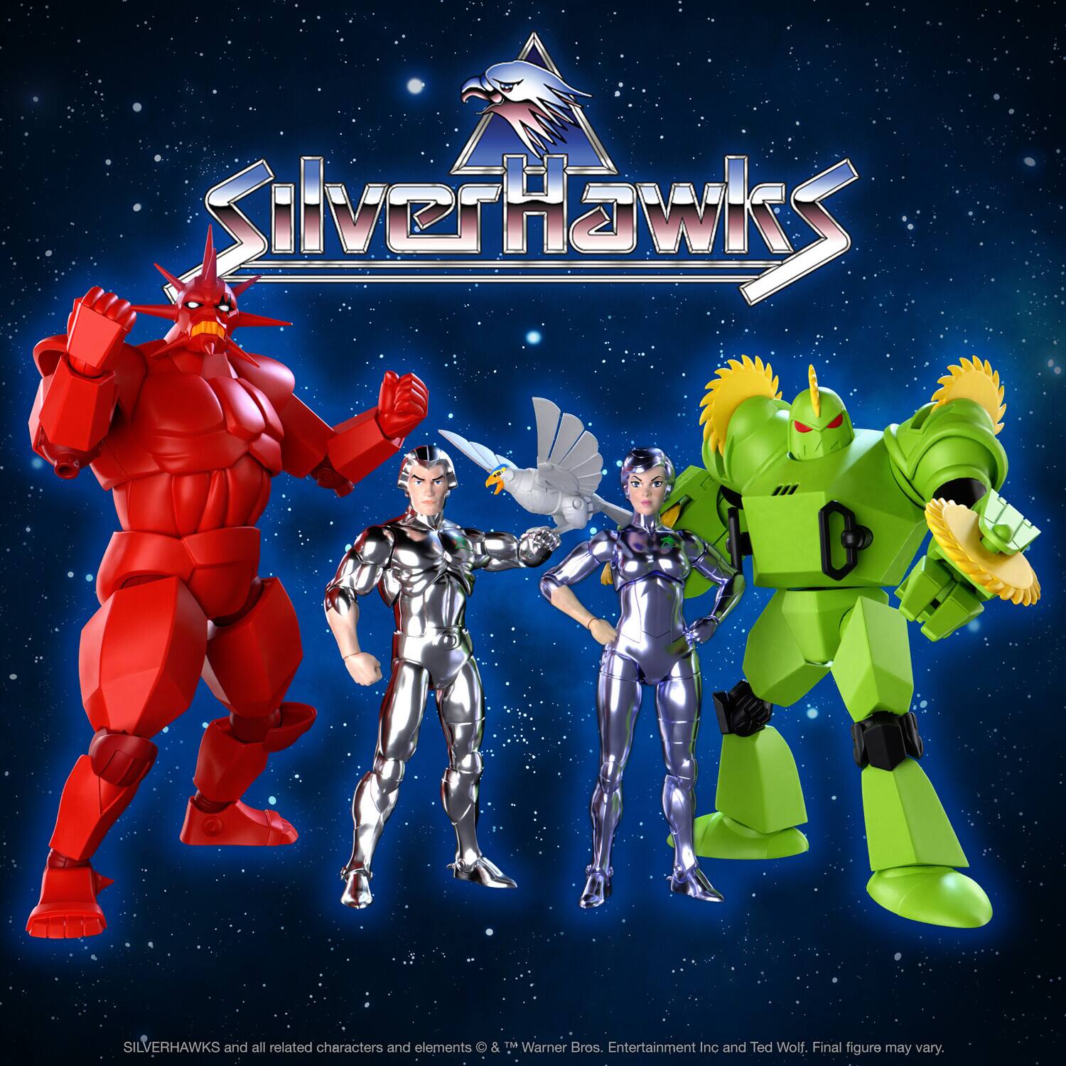 Silverhawks P SILVERHAWKS and all related characters and elements © & ™ Warner Bros. Entertainment Inc and Ted Wolf. Final figure may vary.