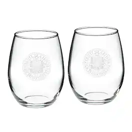 Jardine - UC Riverside Highlanders 21oz. 2-Piece Stemless Wine Glass Set - Multicolor