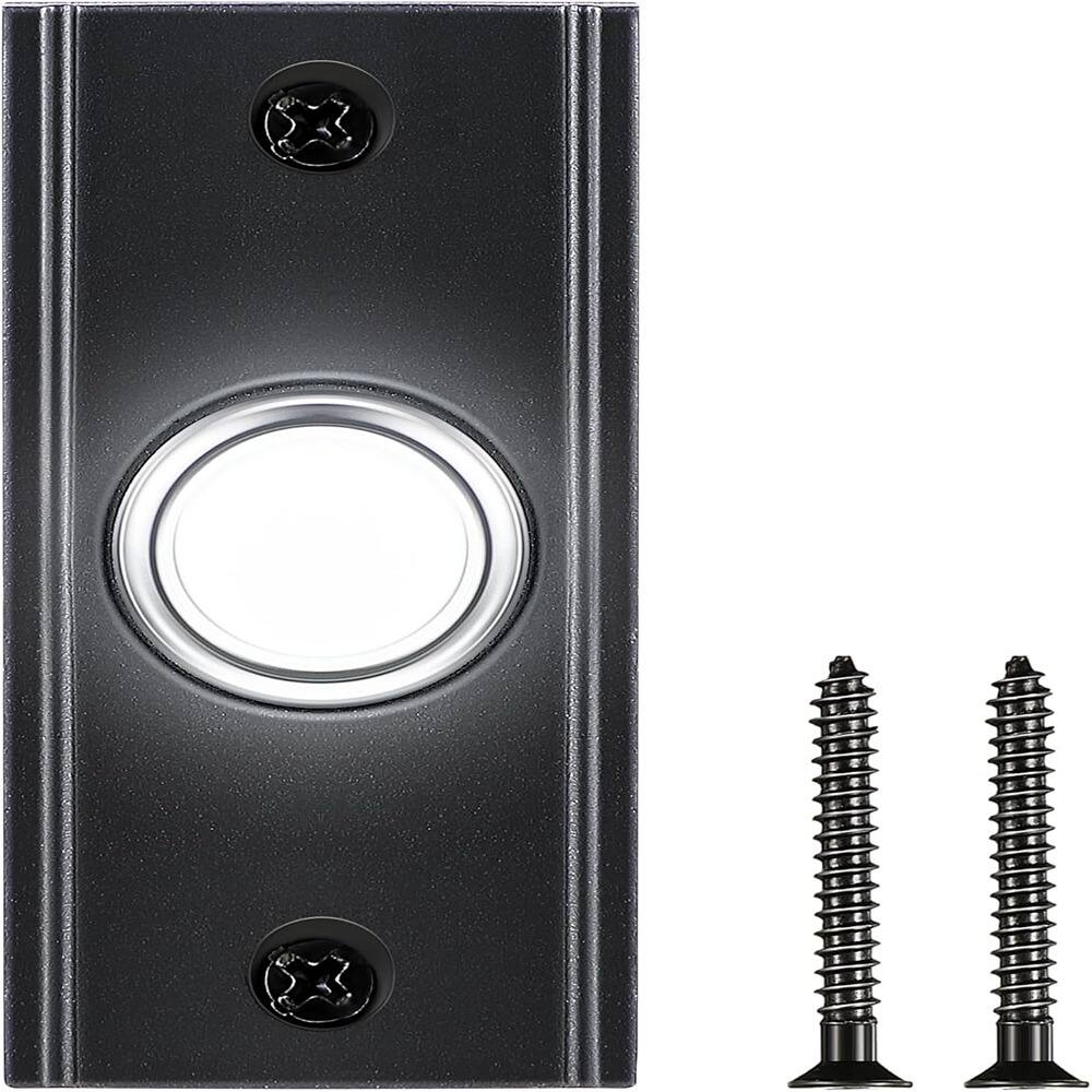 Schertz - Wall-mounted door bell buttons for use in homes, universal garage door opener - Black