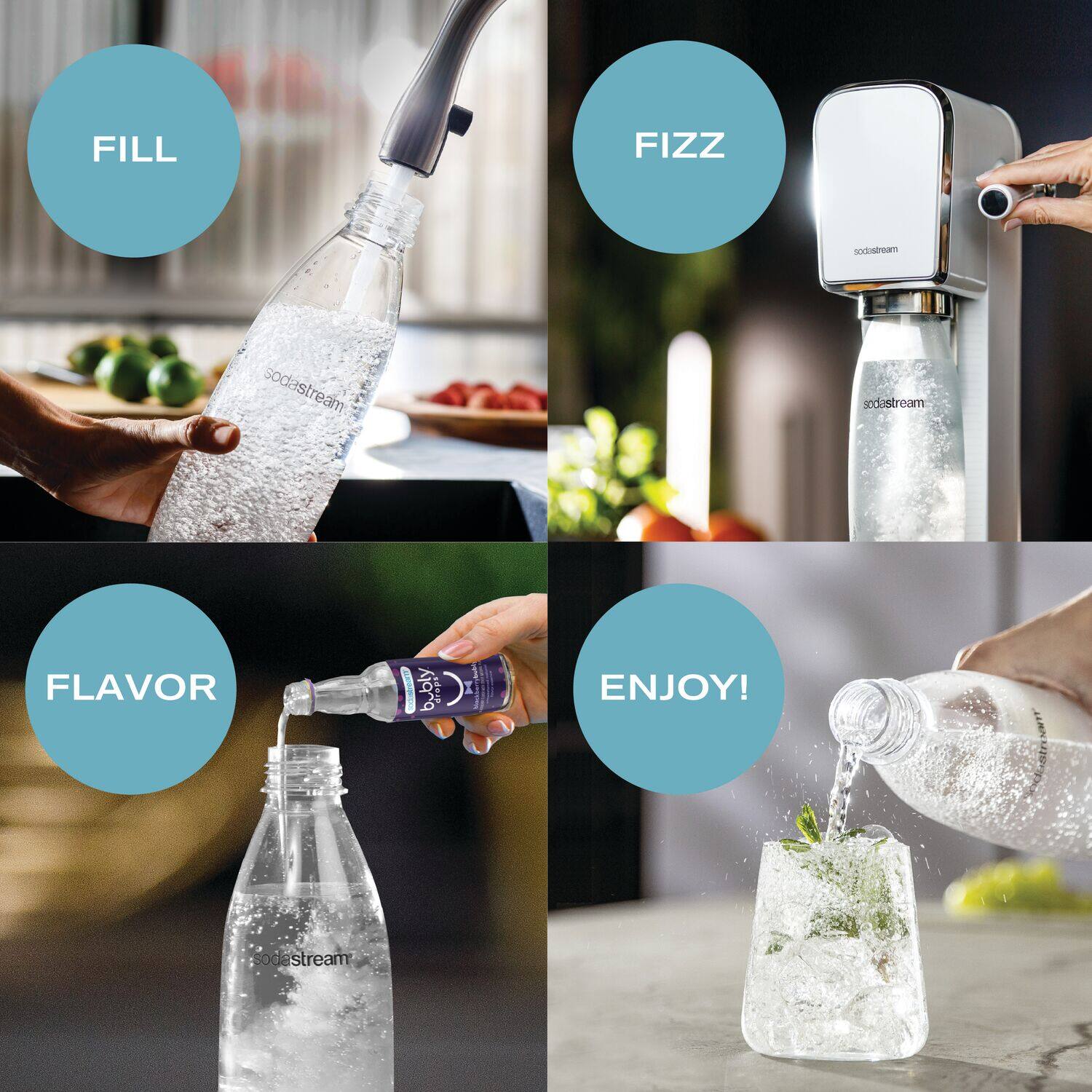 Alt View 15. SodaStream - Art Sparkling Water Maker - White.