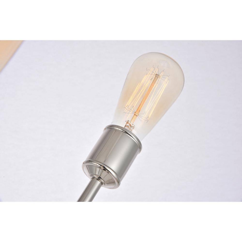 Alt View 1. Living District - Axel 10 Lights polished Nickel Pendant - Polished Nickel.