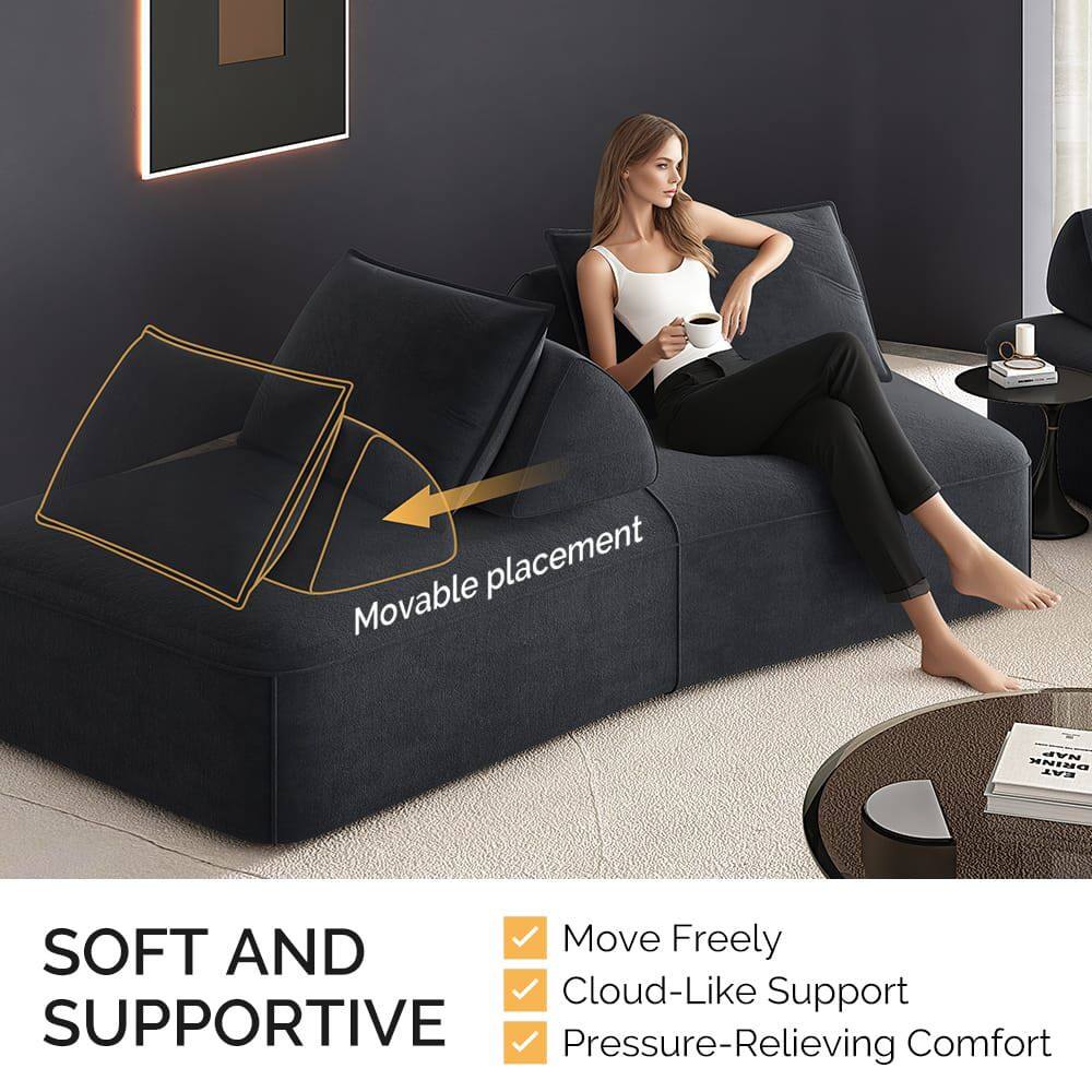 SOFT AND SUPPORTIVE

- Move Freely
- Cloud-Like Support
- Pressure-Relieving Comfort

Movable placement