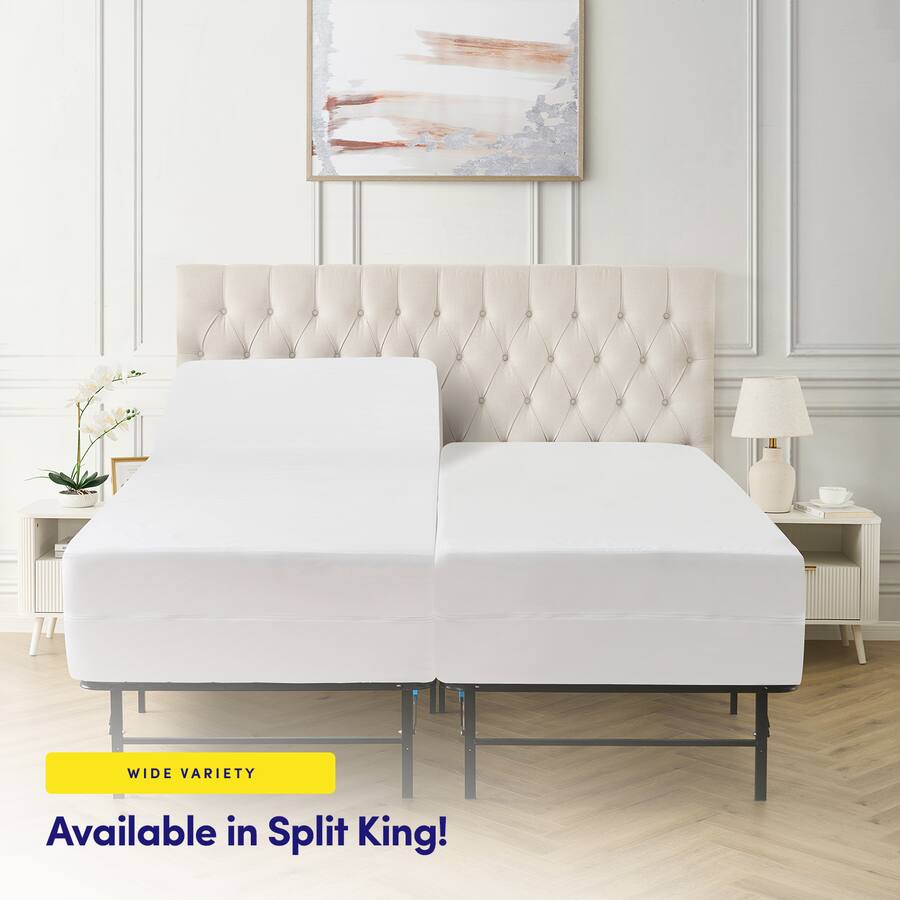 Split Box Spring Rice Bed Sweet Home Collection Premium Zippered Mattress or Box Spring ...