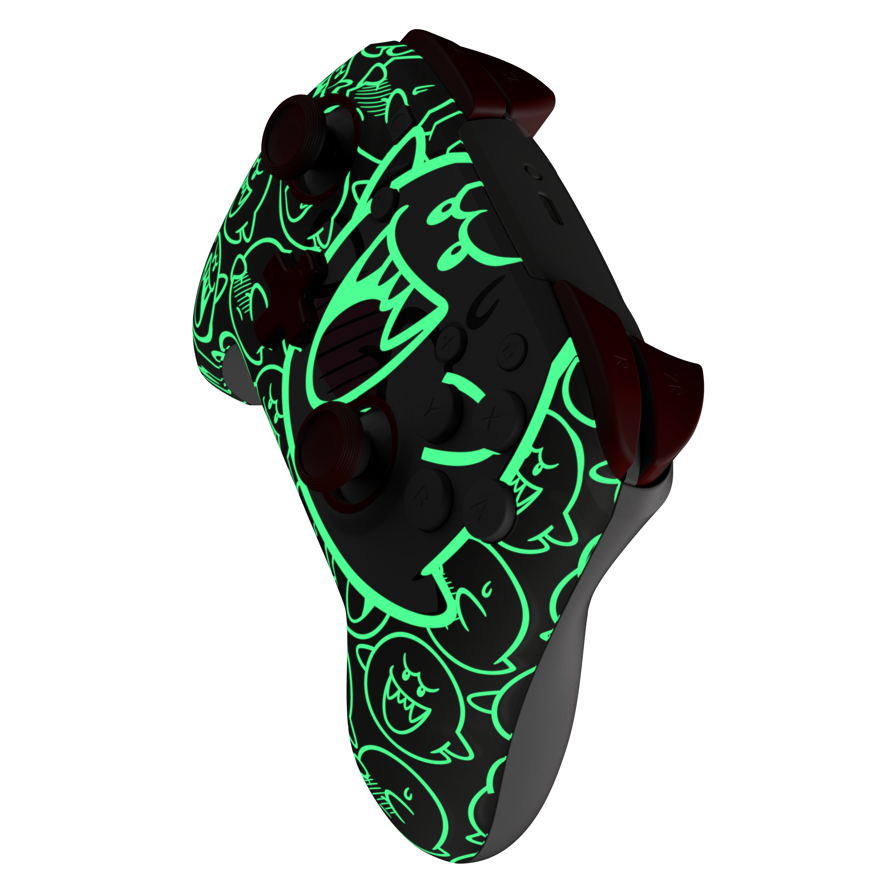 Alt View 29. PDP - Rematch Wireless Gaming Controller for Nintendo Switch, Nintendo Switch 2 - Boo-Hoo.