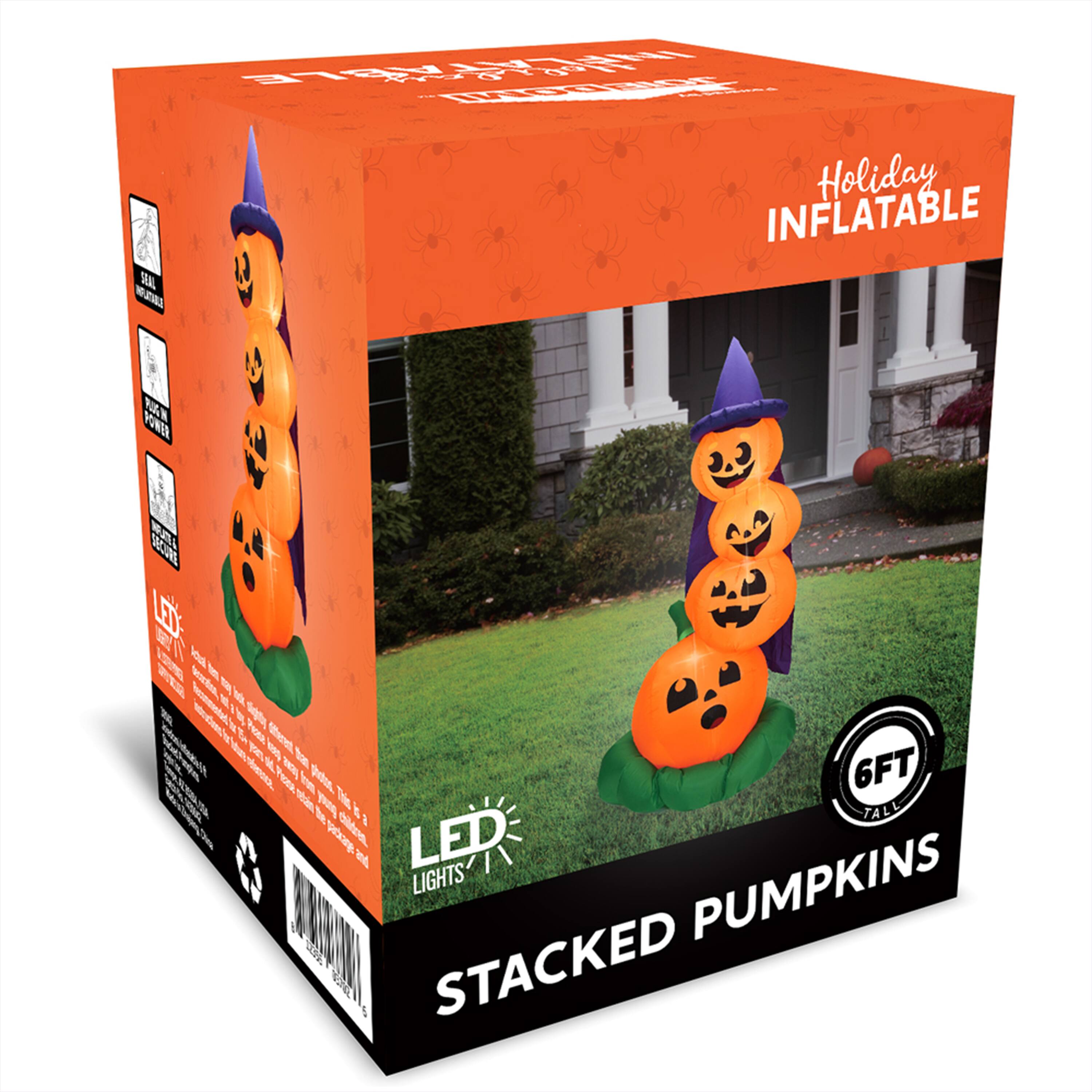 SOE NLEE AEORia: BOREOL INFLATABLE Holiday POWUE MCN LE R ka R 235 witen M M e 1 Seo, N TA PRota I a n M hes ta a JOs 6FT ROea E pefon 81 man te yang Ths I TALL a I Vexieg. Oidn LED LIGHTS PUMPKINS STACKED