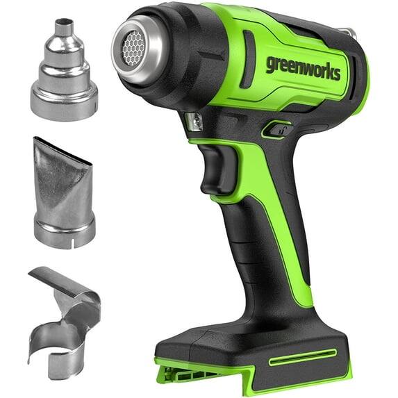 Front. Greenworks - Greenworks 24V Cordless Heat Gun, Battery and Charger Not Included (Tool-Only) - Green.