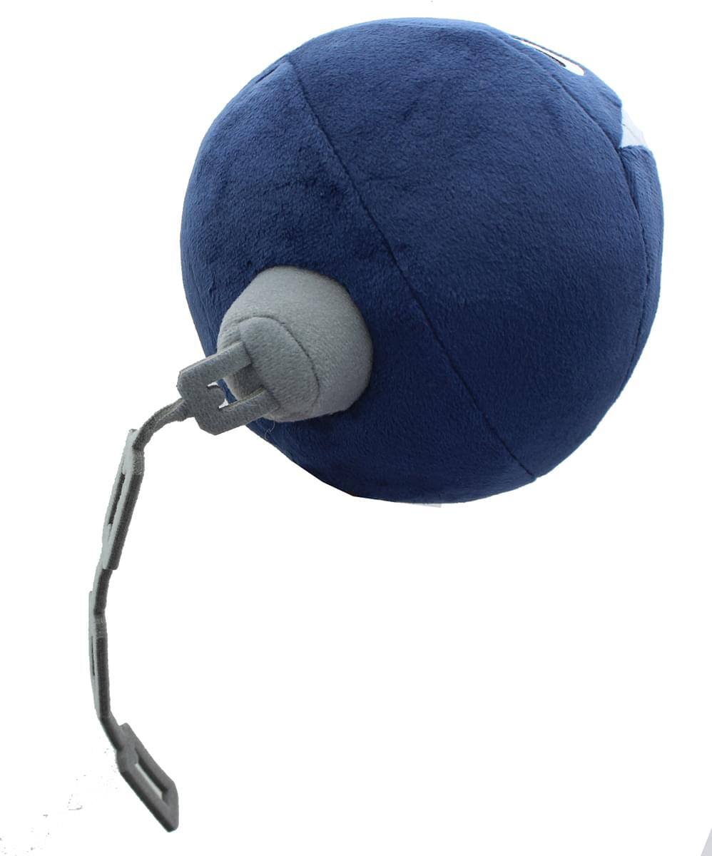 Alt View 10. Little Buddy - Nintendo - Super Mario Bros. Chain Chomp 6" Plush   - Collectibles - Multicolor.